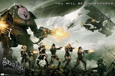 316117 SUCKER PUNCH BATTLE MOVIE Emily Browning Babydoll WALL PRINT POSTER