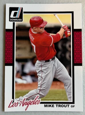 2014 Donruss Mike Trout #112 NM - Image 1 of 2
