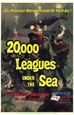 20,000 LEAGUES UNDER THE SEA MOVIE POSTER 11x17 With Plastic Holder KIRK DOUGLAS