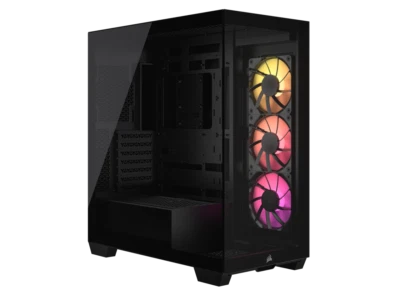 CORSAIR 3500X ARGB Tempered Glass Mid-Tower PC Case, Black – 3x Pre-Installed RS - Image 1 of 4