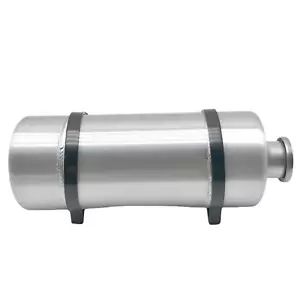 Gas Tank 1 5/8 Gallons 6''x15'' 1/4 NPT Aluminum Spun Vertical Fuel Tank Cell - Picture 1 of 8