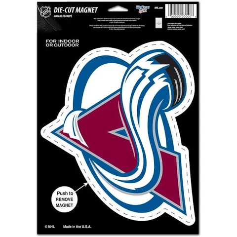 COLORADO AVALANCHE VINYL DIE-CUT LOGO MAGNET 6"X9" HEAVY DUTY HIGH QUALITY NHL Cover