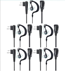 5 PACK commountain CP200D CLS1410 Earpiece with PTT/Mic for Motorola Walkie Tal - Picture 1 of 9