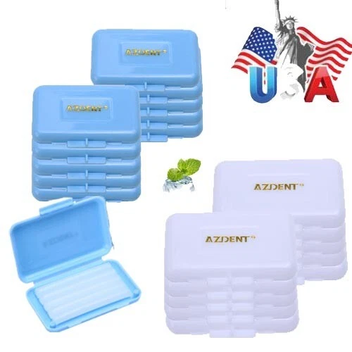Aparelhos de cera ortodôntica dental AZDENT alívio irritação gengival perfume perfeito/original - Imagem 1 de 4