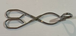 EKCO 8" Stainless Steel Kitchen Tongs Grippers Scissor Type Vintage - Picture 1 of 5