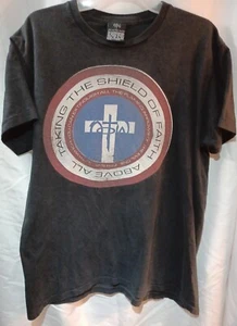 Vintage 90’s Not Of This World Black Short Sleeve T-Shirt Men’s Large 6:16 - Picture 1 of 6