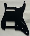 For Fit US Fender 8 screw Stratocaster HS Style Guitar Pickguard 3 Ply Black
