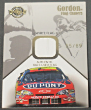 Jeff Gordon 2007 Wheels High Gear Flag Chasers White #FC8 (55/89) Race Used