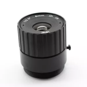Obiettivo TVCC HD 3mp 8 mm 1/2,5" montaggio CS manuale a infrarossi fissa iride IR per telecamera IP - Foto 1 di 5