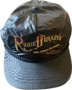 Vintage Rosie O' Gray's Emporium Mens Black Polyester Hat Snapback Light - Picture 1 of 7