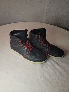 Milwaukee Leather 9102 Men's Black Leather Reinforced Street Riding Shoes 14M - Picture 1 of 8