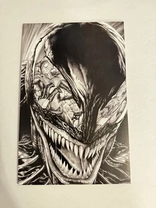 VENOM #35 LGY #200 MICO SUAYAN BLACK & WHITE SKETCH VIRGIN VARIANT BTC EXCLUSIVE - Picture 1 of 2