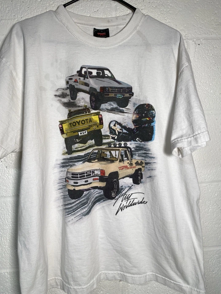 CAMISETA DE VIAJE HUF/TRD WORLDWIDE COLLAB BAJA RARA EDICIÓN LIMITADA XL TOYOTA Foto 1 de 4