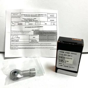 Cessna P/N S1819-3 Rod End Bearing w/ 8130 Timken MW-3M-1 Rev. L Lube Date 3/23 - Picture 1 of 9
