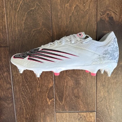Botines de fútbol New Balance Furon V6 SG blancos/rosa MSF1SP65 para hombre talla 8,5 2E anchos Foto 1 de 4
