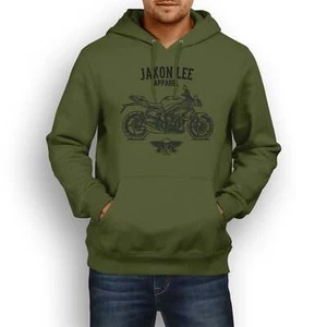 Sudadera con capucha Jaxon Lee Illustration For A Street Triple R 2016 ventilador de moto - Imagen 1 de 16