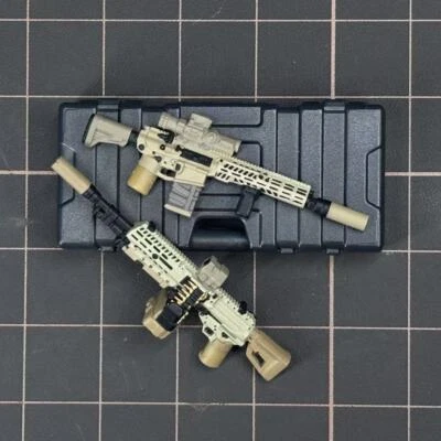 MinifigArsenal SWAT Weapons Set SIG-M8 M250 Gun Customizable for Minifigures  - Image 1 of 4