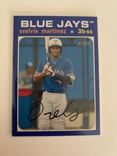 Orelvis Martinez 2020 Topps Heritage Minors Blue Border SP #13/99