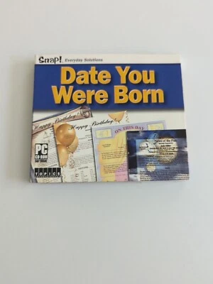 The Date You Were Born PC CD learn read what happened on day of your birthday - Image 1 of 4