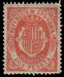 "REPÚBLICA DE ANDORRA A10 - Escudo de Armas ""1875 Sin Emitir"" (pa83444) - Imagen 1 de 1