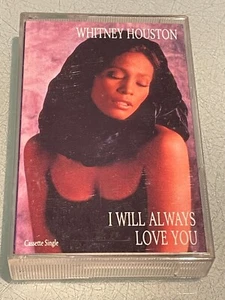 Whitney Houston - I Will Always Love You - Cassette Tape Single - 1992 Arista - Picture 1 of 5