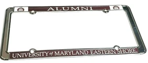 Marco de matrícula de la Universidad de Maryland Eastern Shore UMES Hawks MÁS DE 100 VENDIDOS - Imagen 1 de 3
