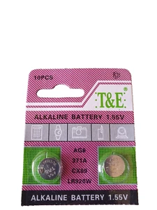 2x AG 6 Uhrenbatterie 371 für Armbanduhr Knopfzelle LR 920W / V371 / LR 921 - Bild 1 von 1