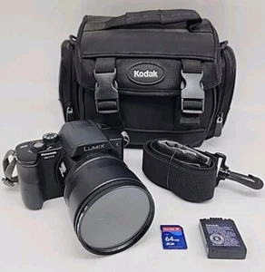 Panasonic Lumix DMC-FZ15 Digital 4MP Camera w/ Battery, 72MM UV Filter, Works - Picture 1 of 19