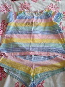 F & F striped shortie pyjamas size 16/18 - Picture 1 of 5