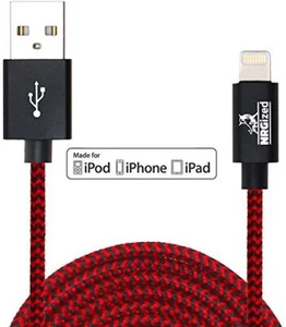 100pcs Premium 3ft USB Cable w/ MFI Certified Connector for iPhone 6 to 14 - Picture 1 of 16