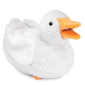 Folkmanis Duck Hand Puppet, White, Yellow - Picture 1 of 4