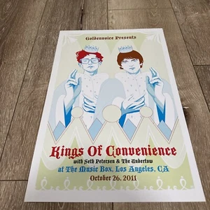 Póster personalizado Kings of Convenience with Seth Peterson & The Undertow 2011 - Imagen 1 de 4