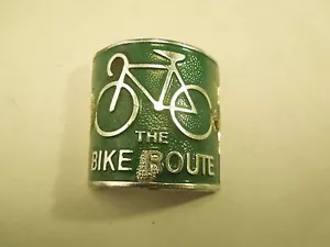 Vintage The Bike Route Bicycle Head Badge Emblem Bicycle - Picture 1 of 8