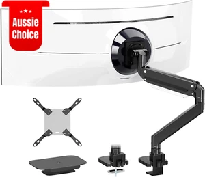 17"-57" Ultrawide Monitor Arm Desk Mount Gas Spring VESA 200x200 - Picture 1 of 12