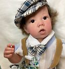 New 22? Paper Boy Doll W/Coa Reborn Artist Peg Spencer