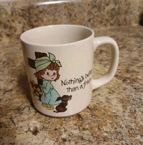 Vintage 1984 "NOTHING'S BETTER THAN A FRIEND" MUG C.M. Paula Co. - Picture 1 of 4