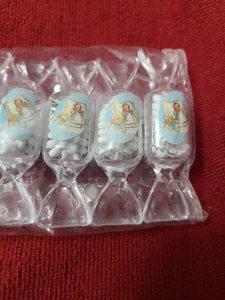 12 FAVORES BAUTISMO ROSARIO ROSARIOS REGALOS MI BAUTIZO ROSARIO RECUERDOS forma caramelo - Imagen 1 de 7
