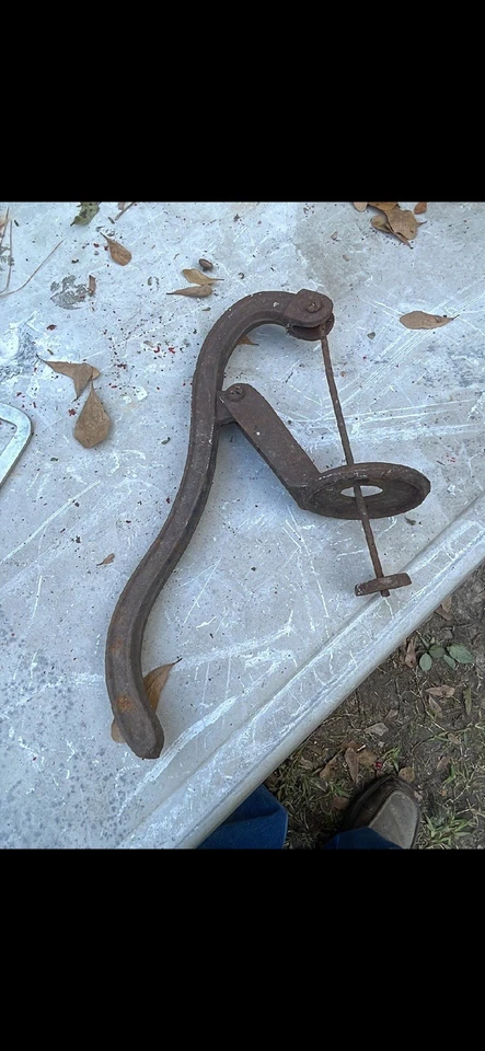 Vintage Old Lancaster Pumps PA Cast Iron Hand Water Pump Handle Farm Parts USA - Image 1 of 1