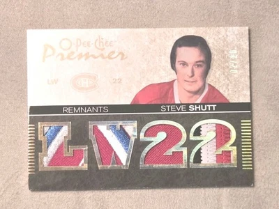 Steve Shutt 2007-08 O Pee Chee Premier Remnants Quad  /20 #PR-SS Habs Montreal - Image 1 of 4