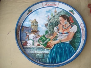 Bandeja para servir refrescos vintage Refrescos Jarritos, rara años 60, 13,75", ¡súper genial! - Imagen 1 de 4