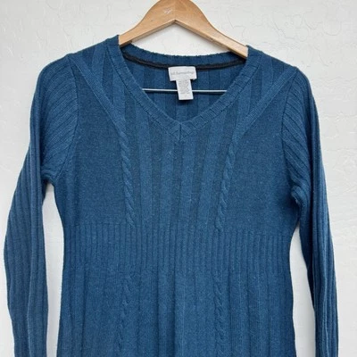 Vestido Suéter Manga Larga Angora Lana Cachemira Pequeño Soft Surroundings Para Mujer Foto 1 de 4