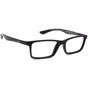 Ray-Ban Eyeglasses RB 8901 5263 Black/Exposed Carbon Fiber Rectangular 53-17 145 - Picture 1 of 7