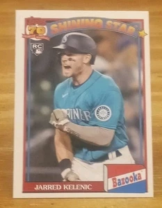 2021 Topps Archives '91 Bazooka Shining Stars. RC Jarred Kelenic Seattle Mariner - Picture 1 of 3