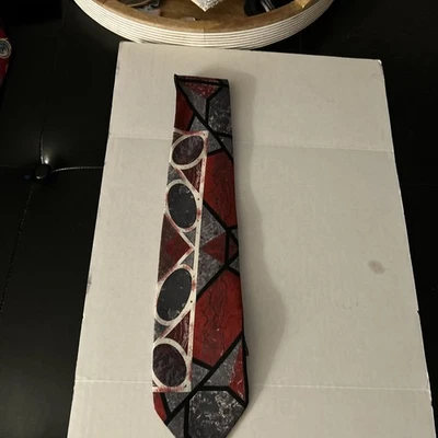 Corbata de cuello Carlo Palazzi multicolor seda clásica longitud y ancho para hombre Foto 1 de 3