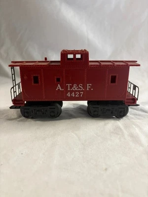 Marx 4427 AT&SF Santa Fe Large Cupola Caboose 8 Wheel O Gauge PLASTIC LOT 7 - Image 1 of 4