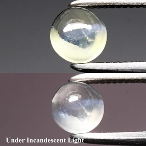 💎 0.56ct Round Cabochon Natural Green Cat's Eye Alexandrite - Sri-Lanka Gem - Picture 1 of 6