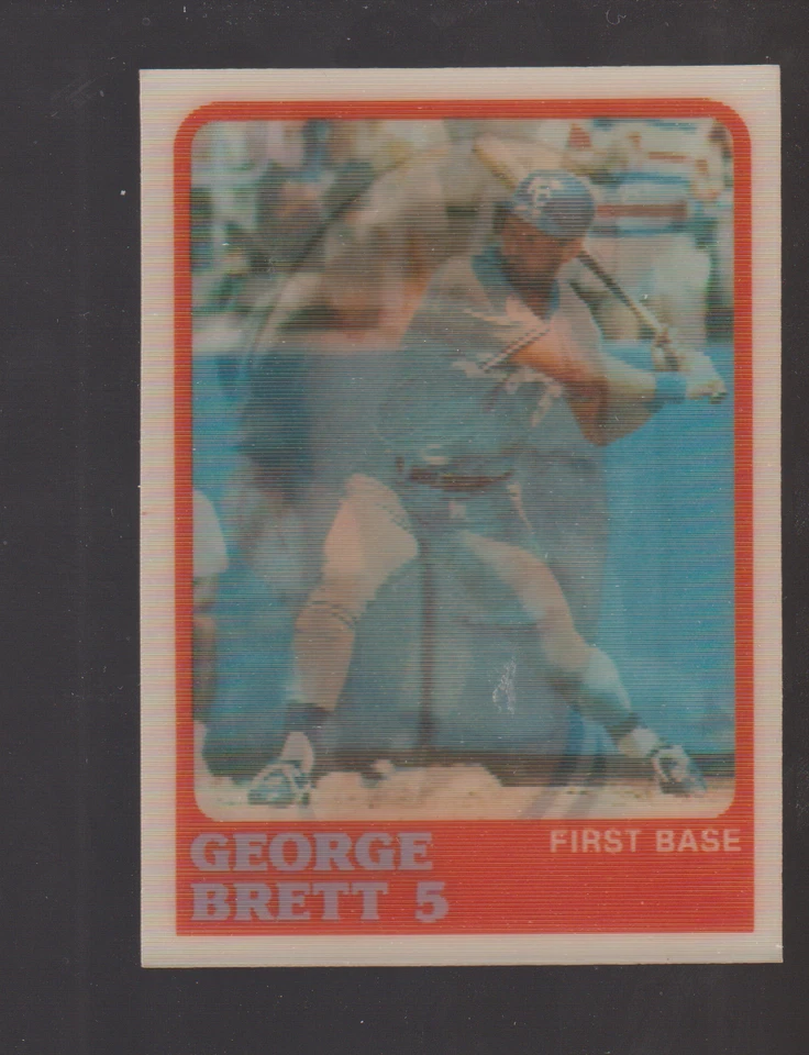 1988 Sportflics #150 George Brett card, Kansas City Royals HOF - Image 1 of 1