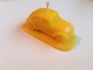 Beetle 1964 ref303 golden yellow candle cake toppers birthday annervisery - Picture 1 of 1
