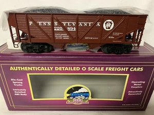 MTH PREMIER PENNSYLVANIA 34’ COMPOSITE 2 BAY COAL HOPPER CAR! O SCALE PRR - Picture 1 of 2