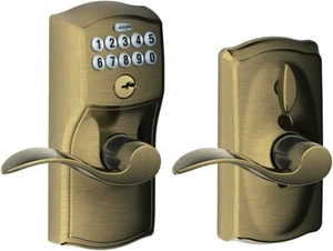 SCHLAGE FE595 CAM 609 ACC Camelot Keypad Entry with Flex-Lock and Accent Levers - Picture 1 of 3